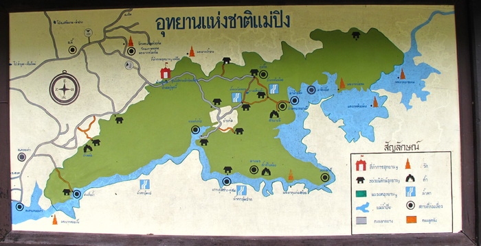 แผนที่อุทยาน